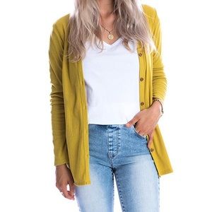 Mustard Cardigan